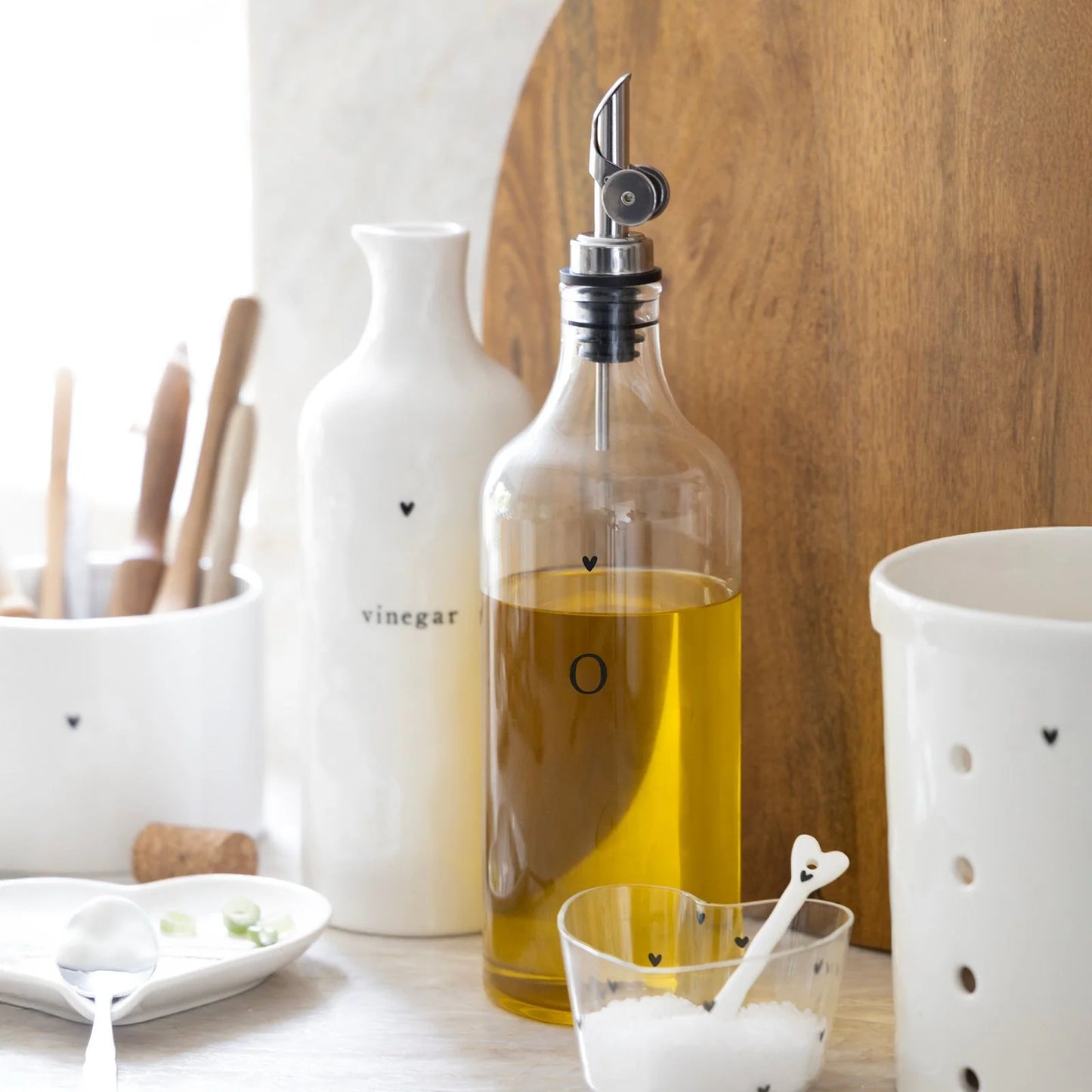 BASTION COLLECTIONS Glasschale S Herzchen Allover