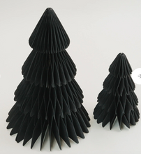 Lade das Bild in den Galerie-Viewer, EULENSCHNITT Papiertannen 2-er Set schwarz