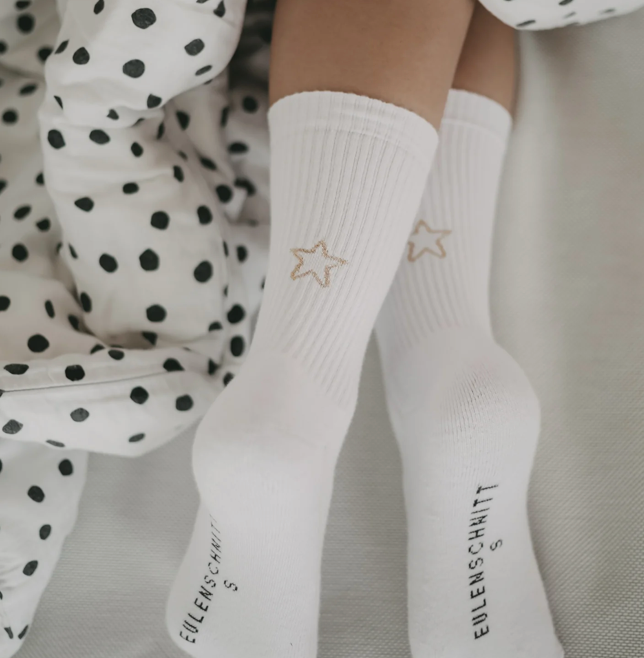 EULENSCHNITT Socken Stern