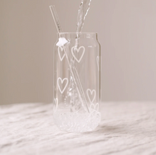 Lade das Bild in den Galerie-Viewer, EULENSCHNITT Hohes Trinkglas Herzen