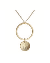 SUSI CALA Halskette N2 "M" Gold Plated N2CI4F-01