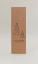Lade das Bild in den Galerie-Viewer, EULENSCHNITT Papiertannen 2-er Set schwarz