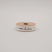 Lade das Bild in den Galerie-Viewer, EULENSCHNITT Geschenkband Merry Christmas