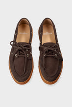 Lade das Bild in den Galerie-Viewer, COPENHAGEN STUDIOS Bootsschuhe CPH160 Suede dark brown