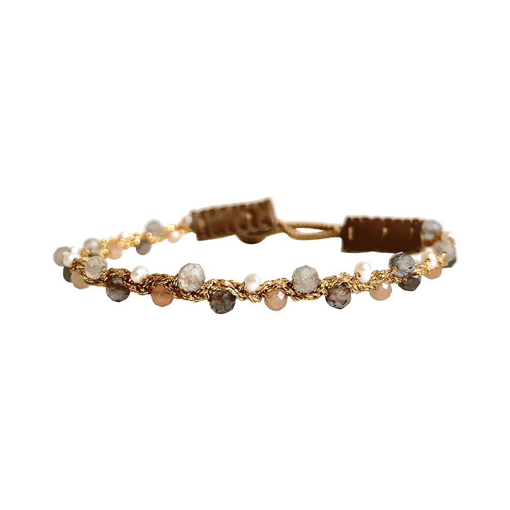 IBU JEWELS Armband Cap Twist Soft DR09