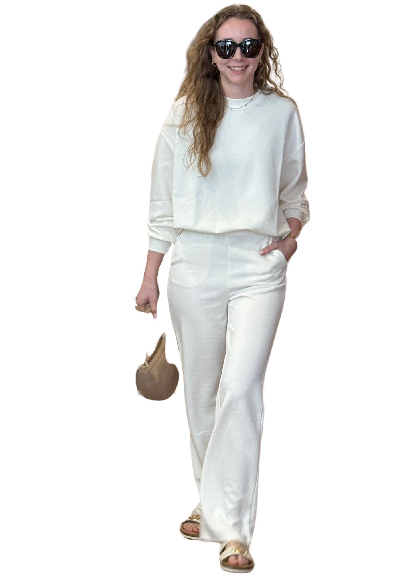 CLUB L'AVENIR Hose Pam`CL Off White