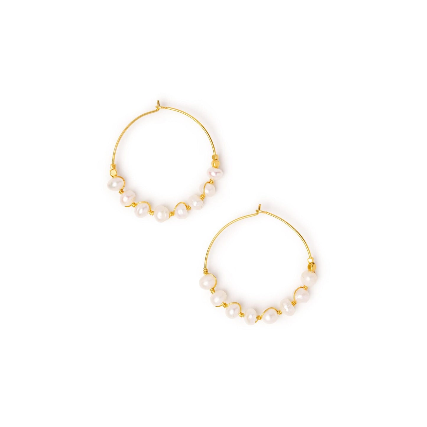 IBU Jewels Creolen Pearl EC
