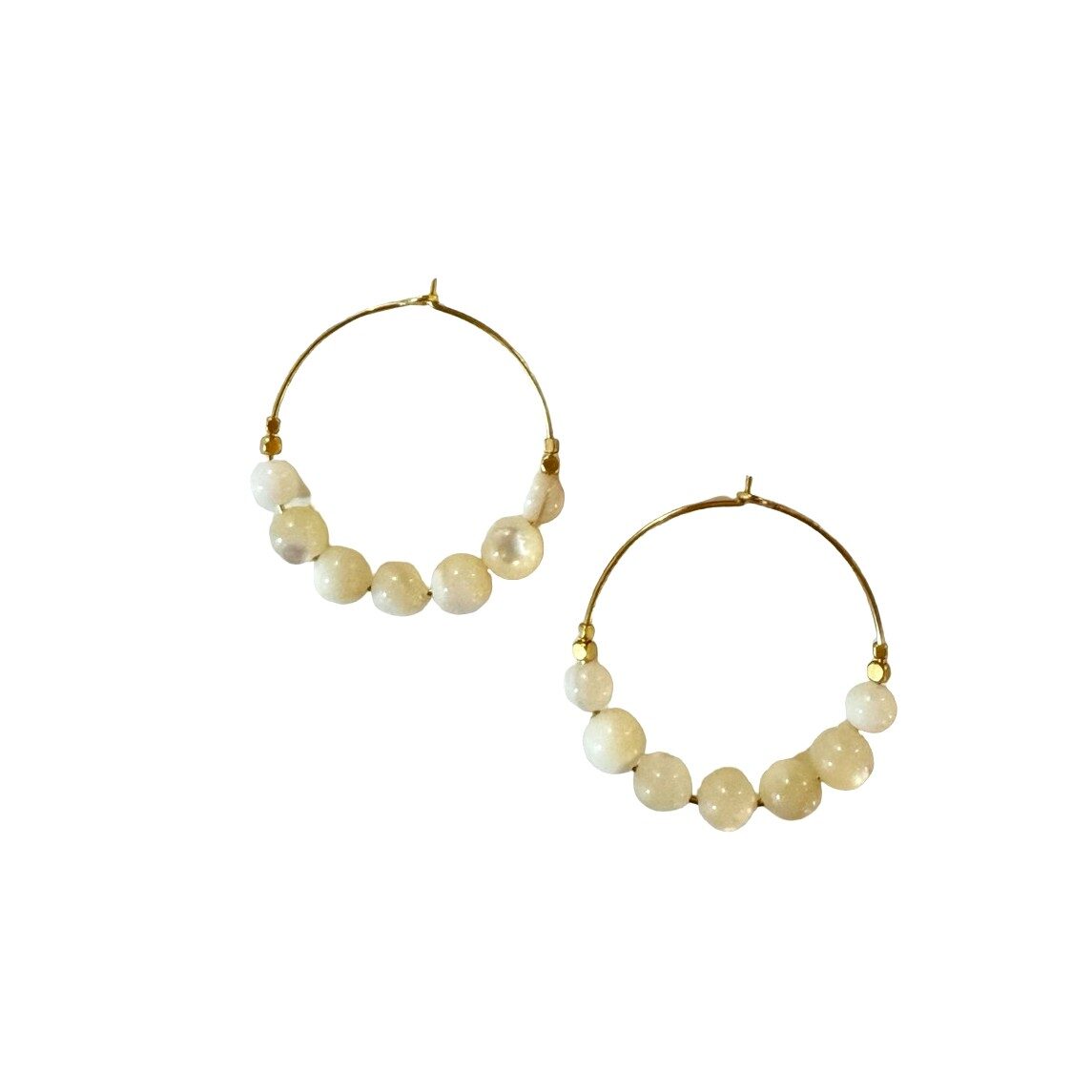 IBU Jewels Creolen Mother of Pearl EU29