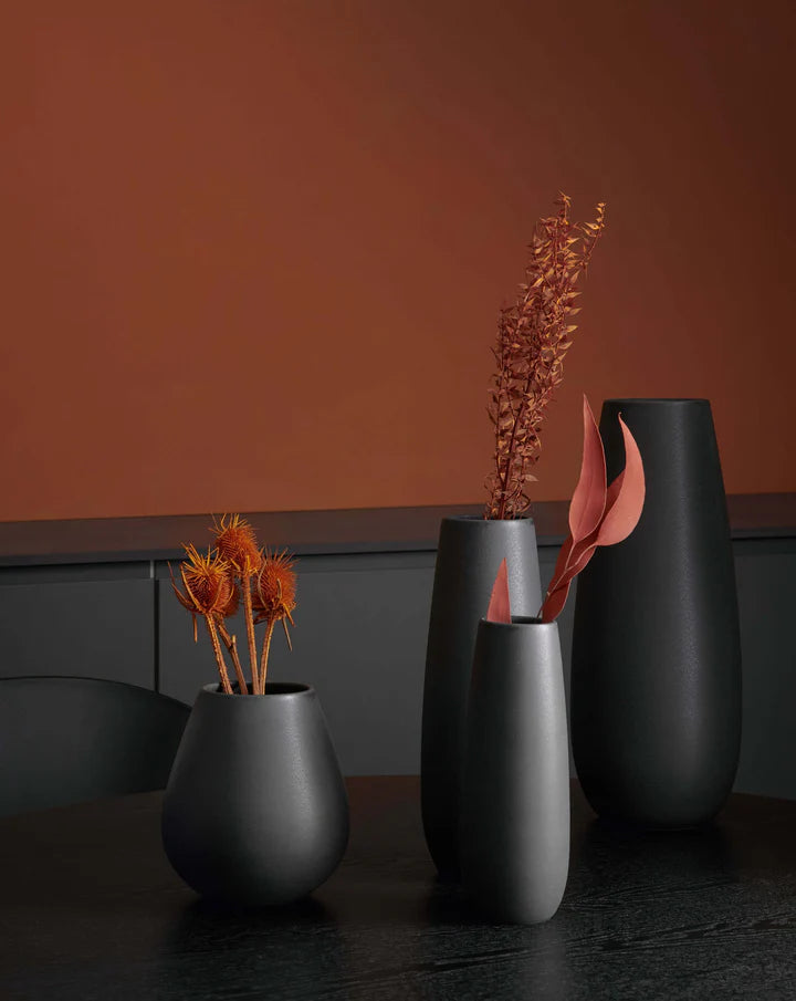 ASA SELECTION Vase black Iron Ease