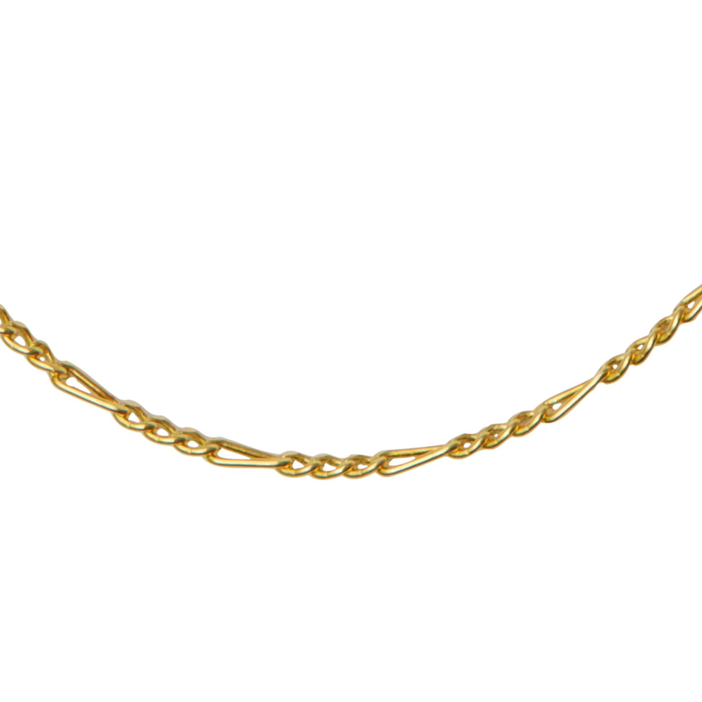 MAANESTEN Choker Halskette Figaros Gelbgold