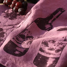 Lade das Bild in den Galerie-Viewer, FROHSTOFF Geschirrtuch Leinen Erika Weinflaschen