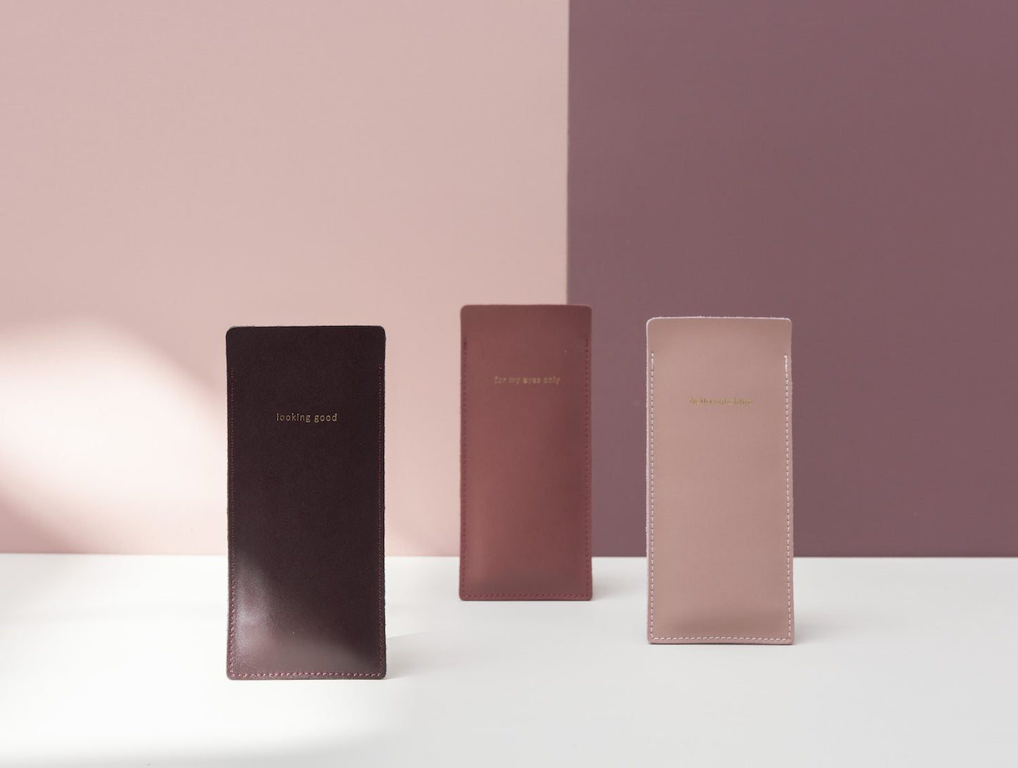 by B+K Brillenetui Hello Sunshine Soft Pink