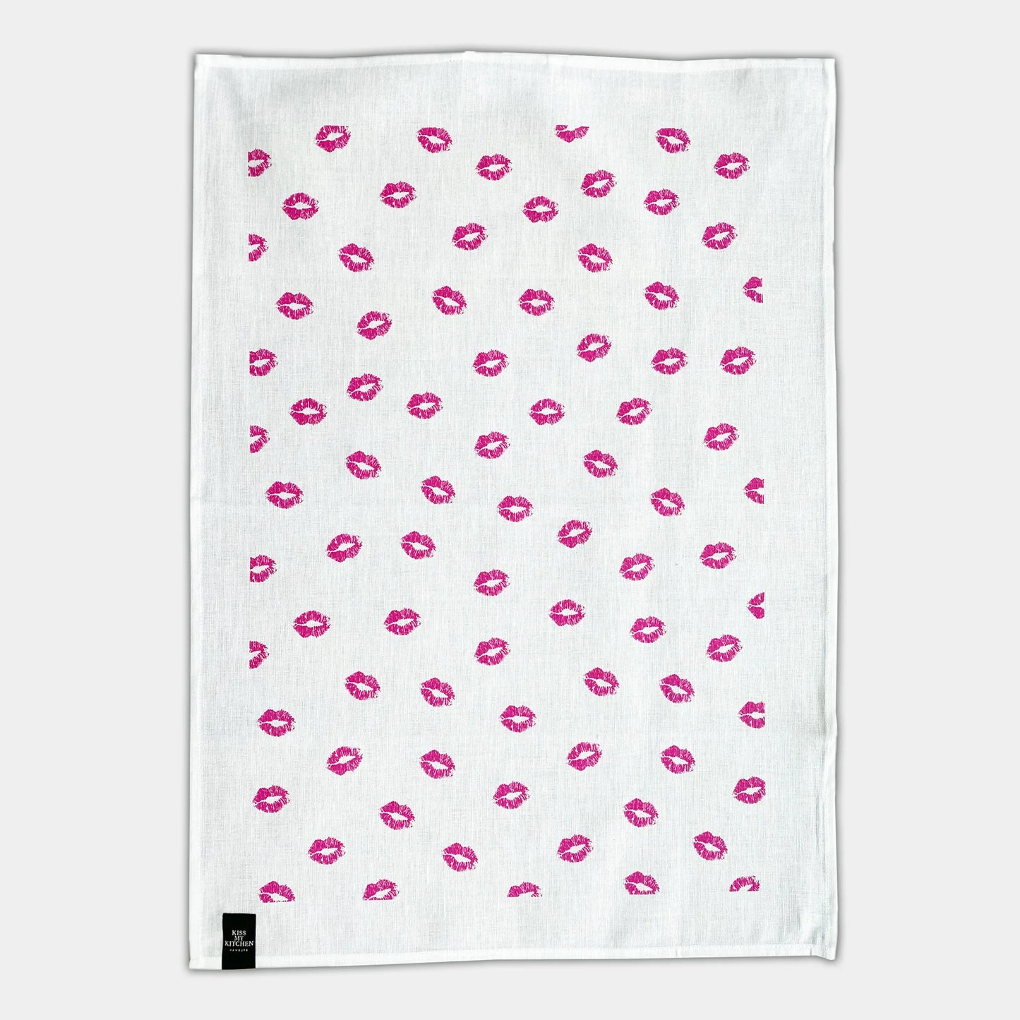KISS MY KITCHEN Geschirrtuch Kiss pink