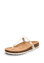 Lade das Bild in den Galerie-Viewer, HEY MARLY Zehentrenner-Sandale Casual Cork Cream