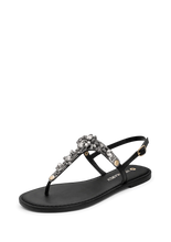 Lade das Bild in den Galerie-Viewer, HEY MARLY Zehentrenner Topping Brilliant Life Anthrazit