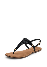 Lade das Bild in den Galerie-Viewer, HEY MARLY Zehentrenner Topping Urban Twist Black