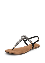 Lade das Bild in den Galerie-Viewer, HEY MARLY Zehentrenner Topping Brilliant Life Anthrazit