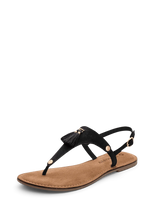 Lade das Bild in den Galerie-Viewer, HEY MARLY Zehentrenner Topping Pom de Paris Black