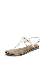 Lade das Bild in den Galerie-Viewer, HEY MARLY Zehentrenner Topping Braided Crema