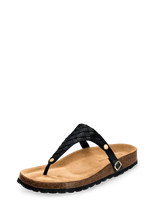 Lade das Bild in den Galerie-Viewer, HEY MARLY Zehentrenner Topping Urban Twist Black