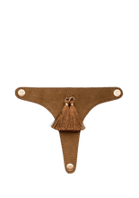 Lade das Bild in den Galerie-Viewer, HEY MARLY Zehentrenner Topping Pom de Paris Cognac