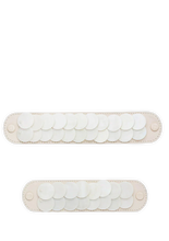 Lade das Bild in den Galerie-Viewer, HEY MARLY Sandalen Topping Shiny Plate Crema