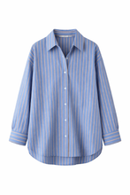 Lade das Bild in den Galerie-Viewer, AIMEE THE LABEL Bluse RhodeS6 Blue Stripe