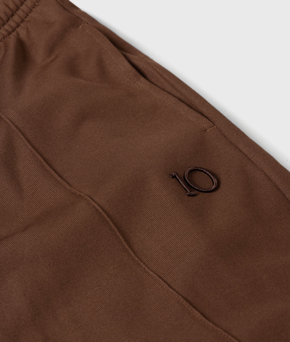 10DAYS AMSTERDAM Tapered Track Pants - Dark Truffle