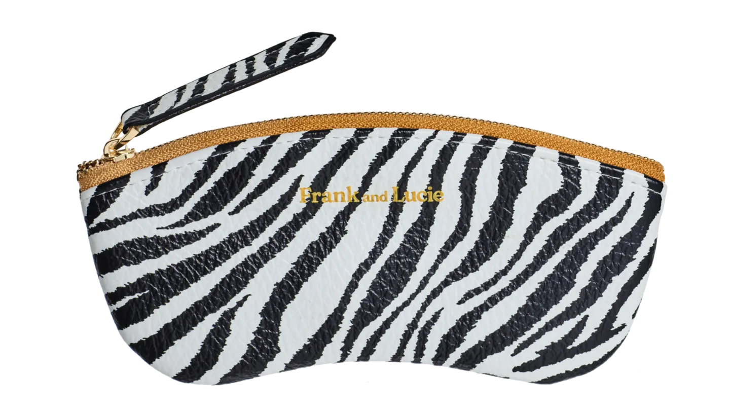 FRANK AND LUCIE Brillenetui Companion Lazard Case Zebra