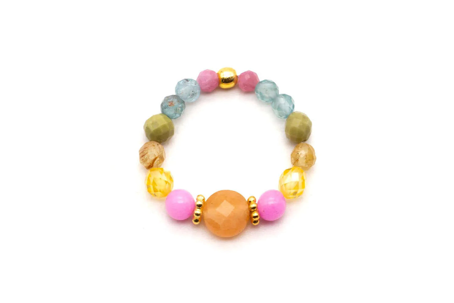 SCHMÜCKSTÜCK Ring Colourful Peach