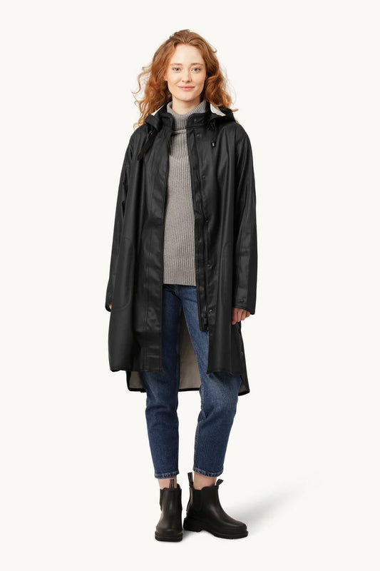 ILSE JACOBSEN Raincoat Rain 71 Black