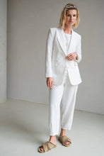 Lade das Bild in den Galerie-Viewer, PENN & INK Blazer Ecru