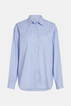 Lade das Bild in den Galerie-Viewer, PENN & INK N.Y. Bluse Stripe Blue