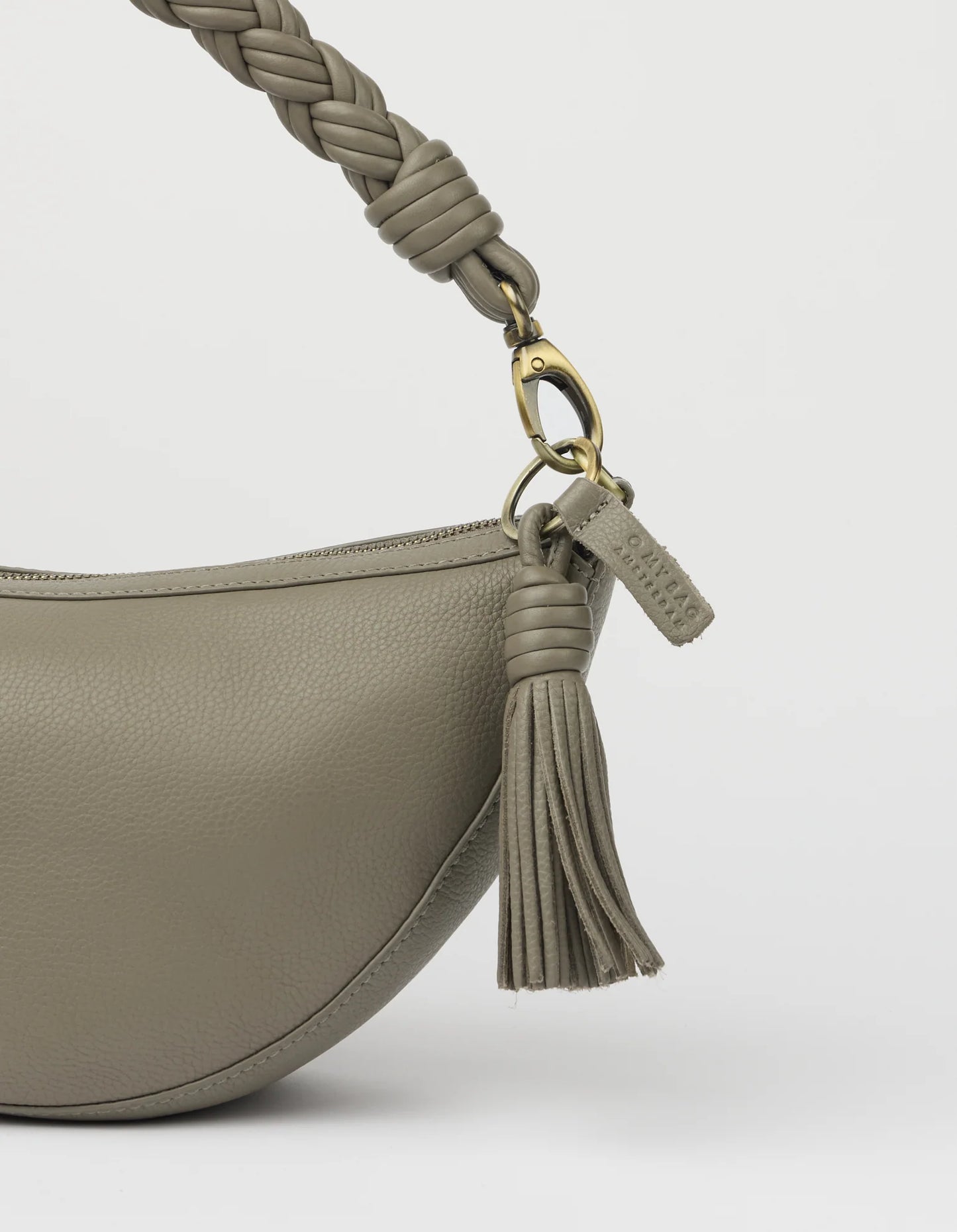 O MY BAG Bag Charm Tassel - Clay Soft Grain