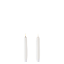 Lade das Bild in den Galerie-Viewer, UYUNI Stabkerzen im 2-er Set mit Timer Nordic White 15 cm