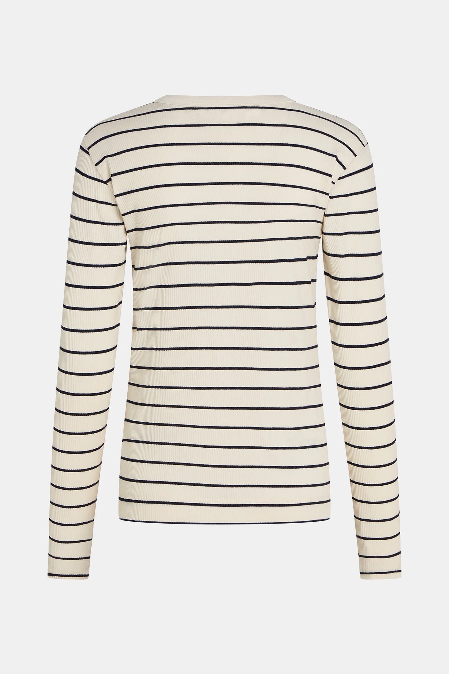 PENN & INK N.Y. Longsleeve Stripe Vanilla/Black
