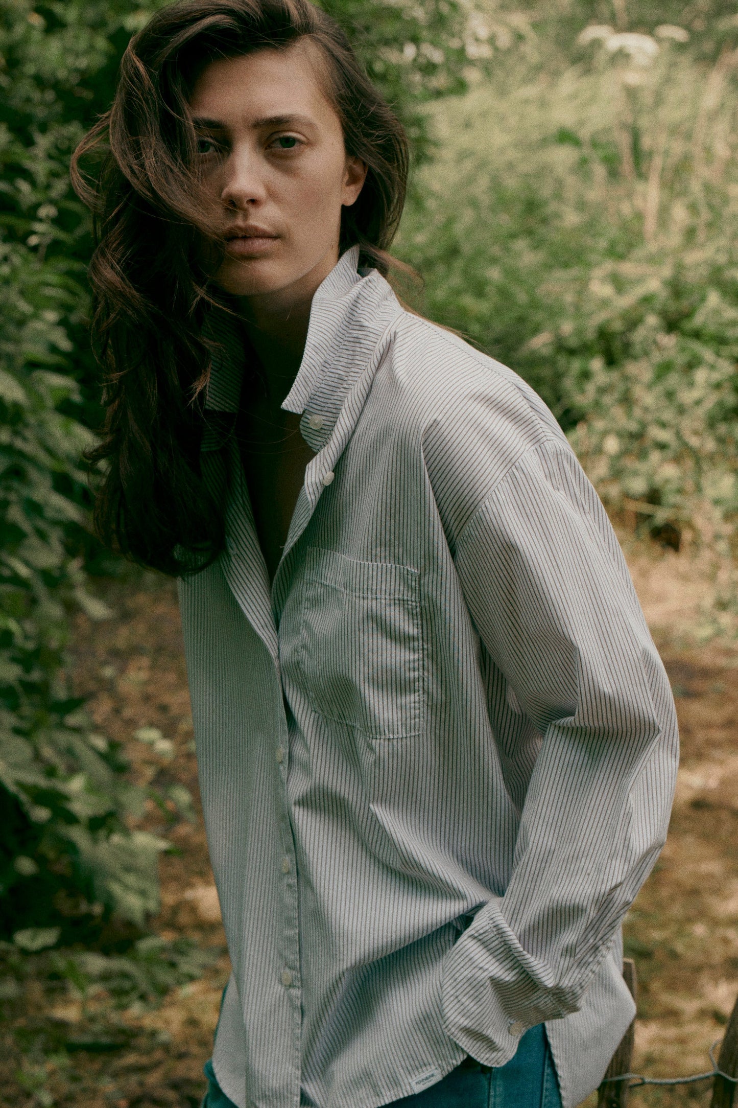 PENN & INK N.Y. Blouse Stripes Bizon
