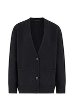 Lade das Bild in den Galerie-Viewer, DRYKORN Strickcardigan Jaydeni Black