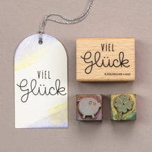 Lade das Bild in den Galerie-Viewer, PERLENFISCHER Stempel A240 Viel Glück 2