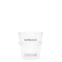 Lade das Bild in den Galerie-Viewer, BASTION COLLECTIONS Espressoglas - A shot of Love