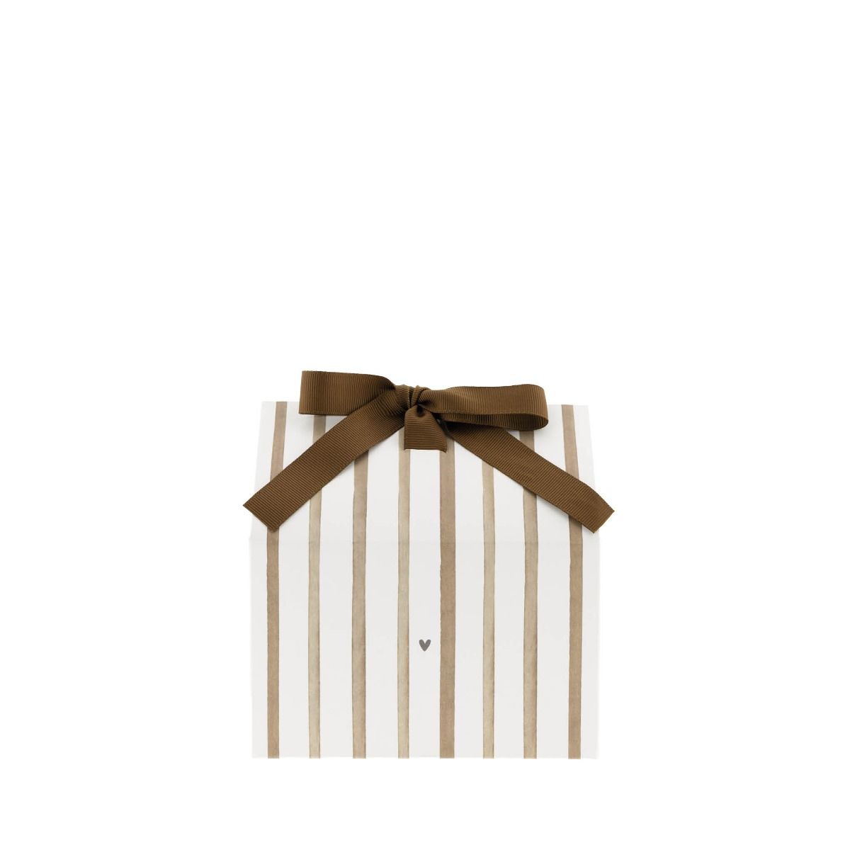 BASTION COLLECTIONS Geschenkbox Stripes Brown
