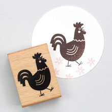 Lade das Bild in den Galerie-Viewer, PERLENFISCHER Stempel Hahn C110