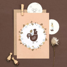 Lade das Bild in den Galerie-Viewer, PERLENFISCHER Stempel Hahn C110