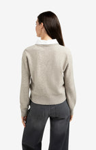 Lade das Bild in den Galerie-Viewer, YAYA Cardigan abnehmbaren Kragen