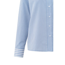 Lade das Bild in den Galerie-Viewer, YAYA Gestreifte Bluse Blau