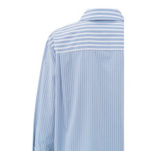 Lade das Bild in den Galerie-Viewer, YAYA Gestreifte Bluse Blau