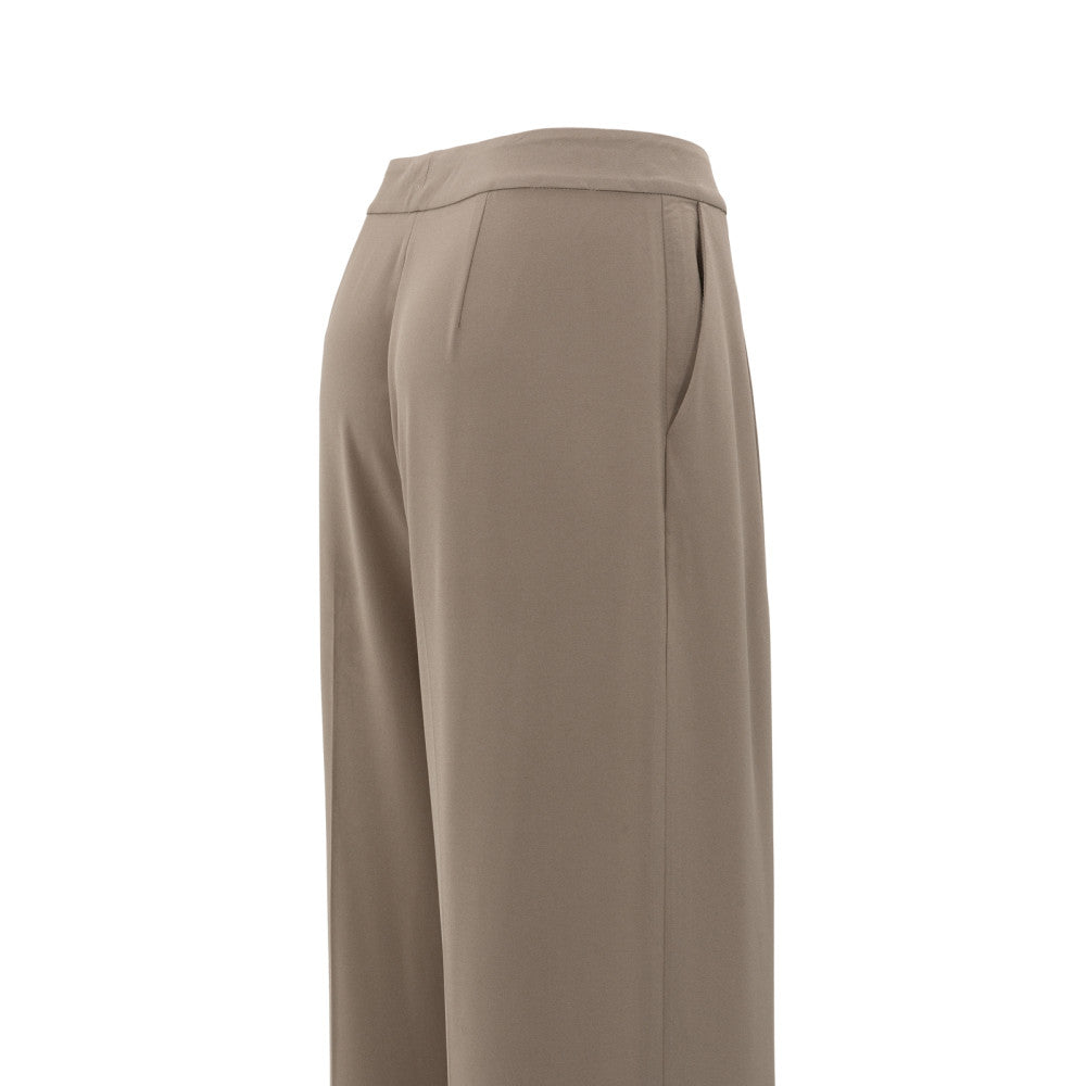 YAYA Hose mit weitem Bein und Bundfalten