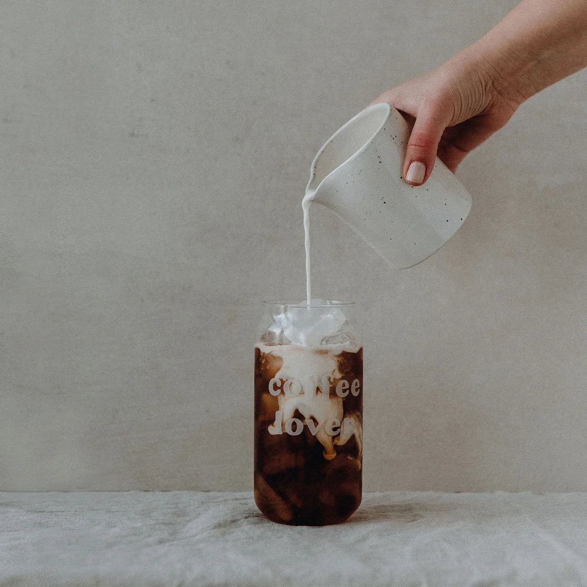 EULENSCHNITT Hohes Trinkglas Coffee Lover
