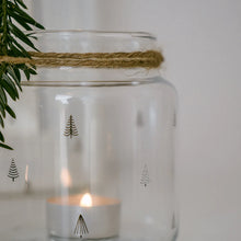 Lade das Bild in den Galerie-Viewer, EULENSCHNITT Vase aus Glas Tannen in 2 Größen