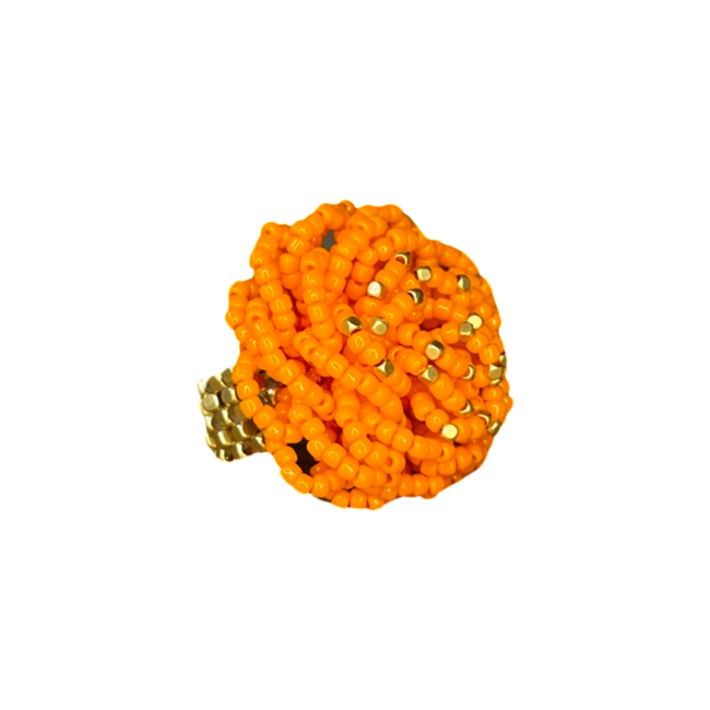 IBU Jewels Ring Rose Hermes Orange RZ09
